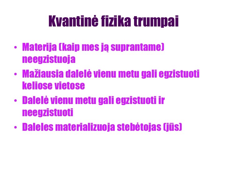 kvantine mechanika